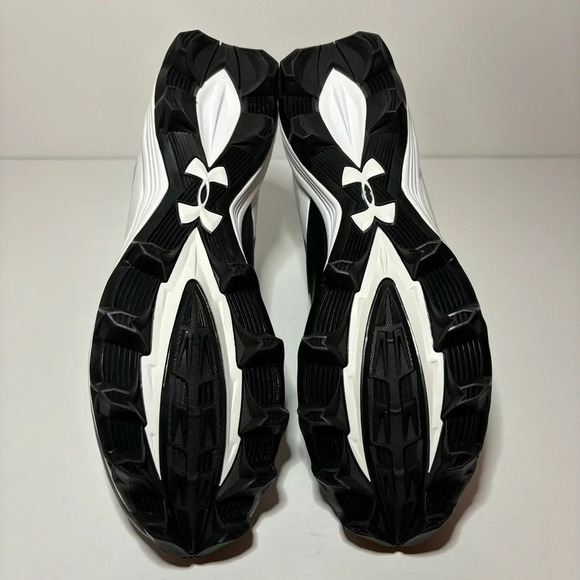 Under Armour Mens UA Hammer MC Football Cleats Mid RM 1289761-011 Black 12.5 NEW - Picture 8 of 9